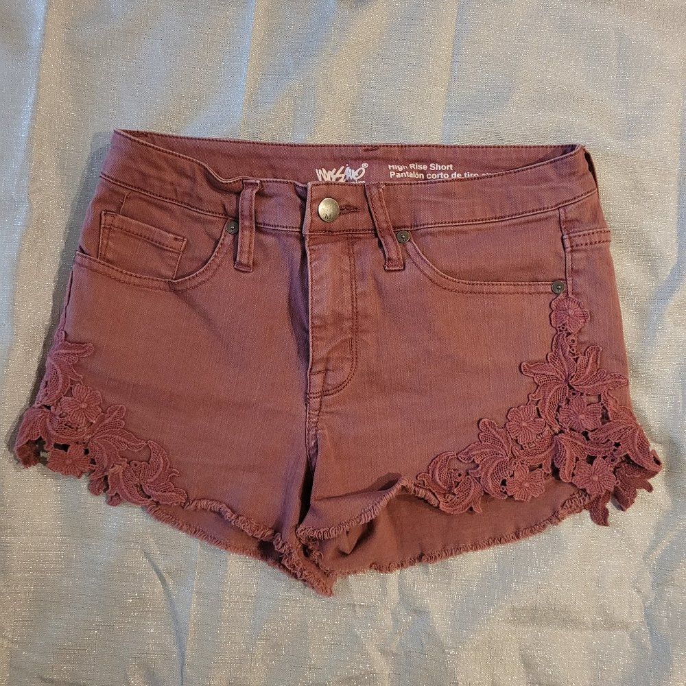 Mossimo dusty pink high rise short size 4/27